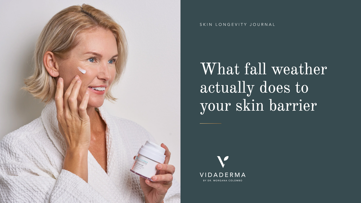 What Fall Weather Actually Does to Your Skin Barrier